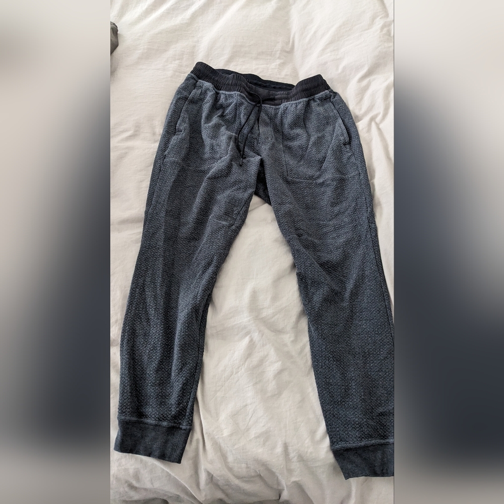 Lululemon - At Ease Tapered Textured Cotton-Blend Sweatpants - Mens XL